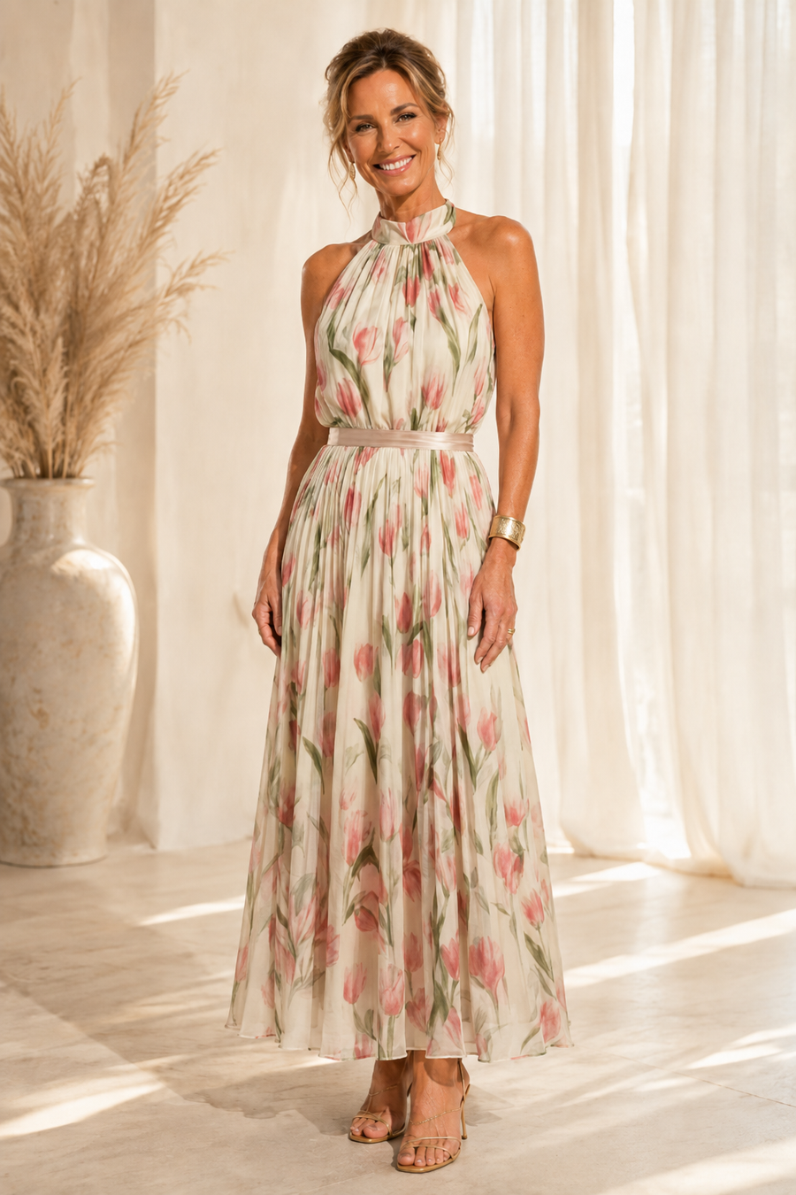 Halter Midi Dresses