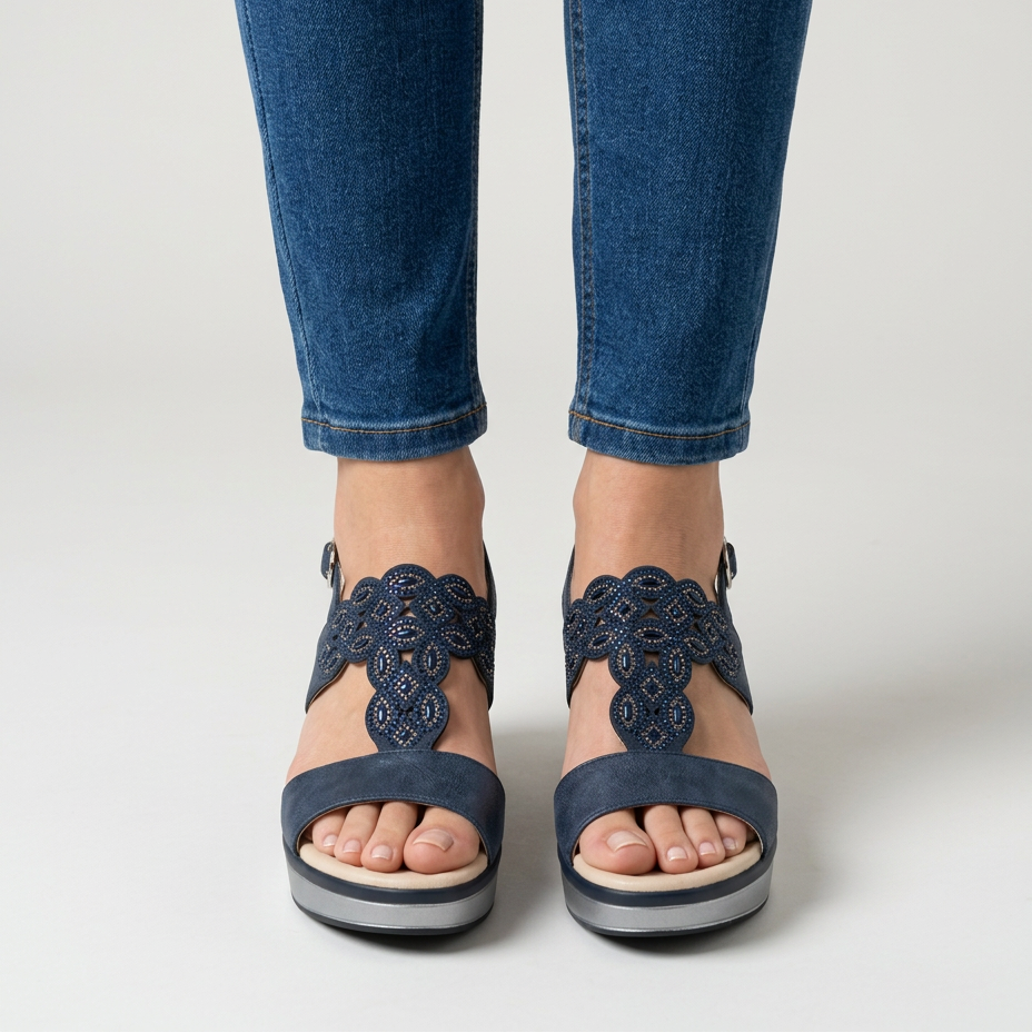 Olivia | Comfort Wedge Sandals