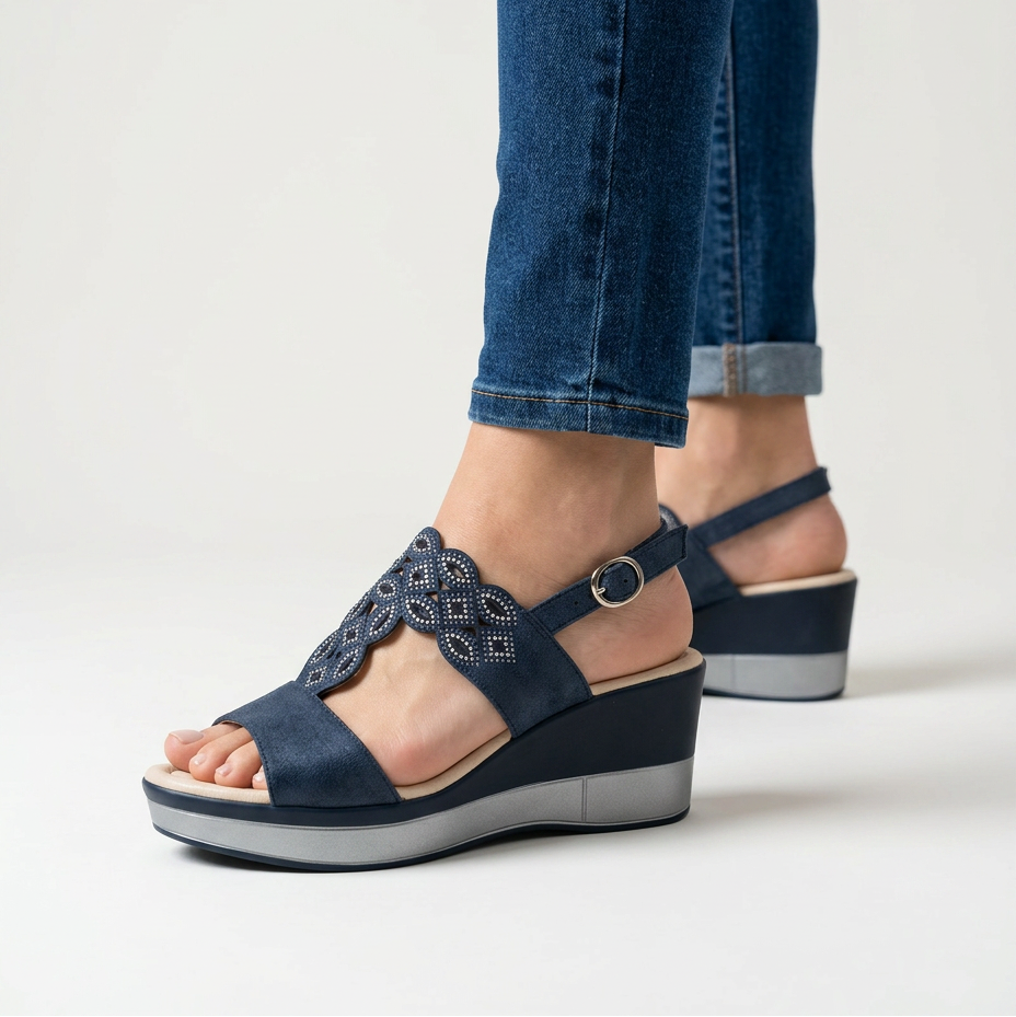 Olivia | Comfort Wedge Sandals