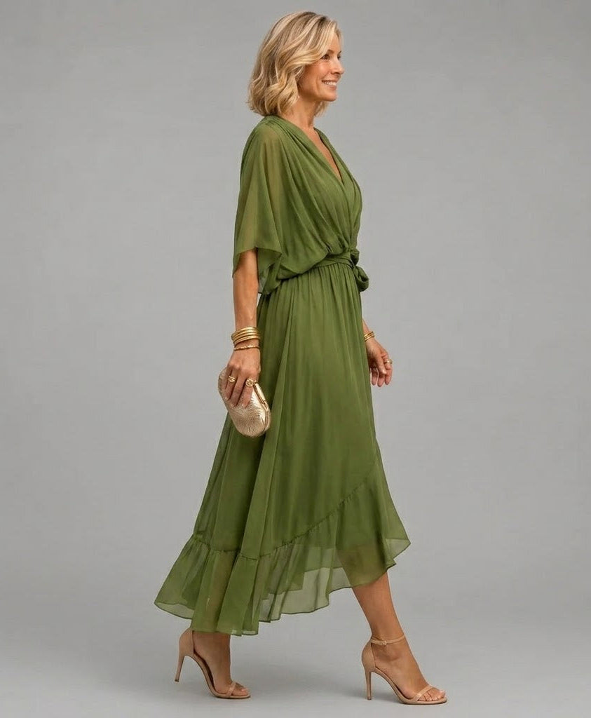 Monica | Flowy V-neck dress