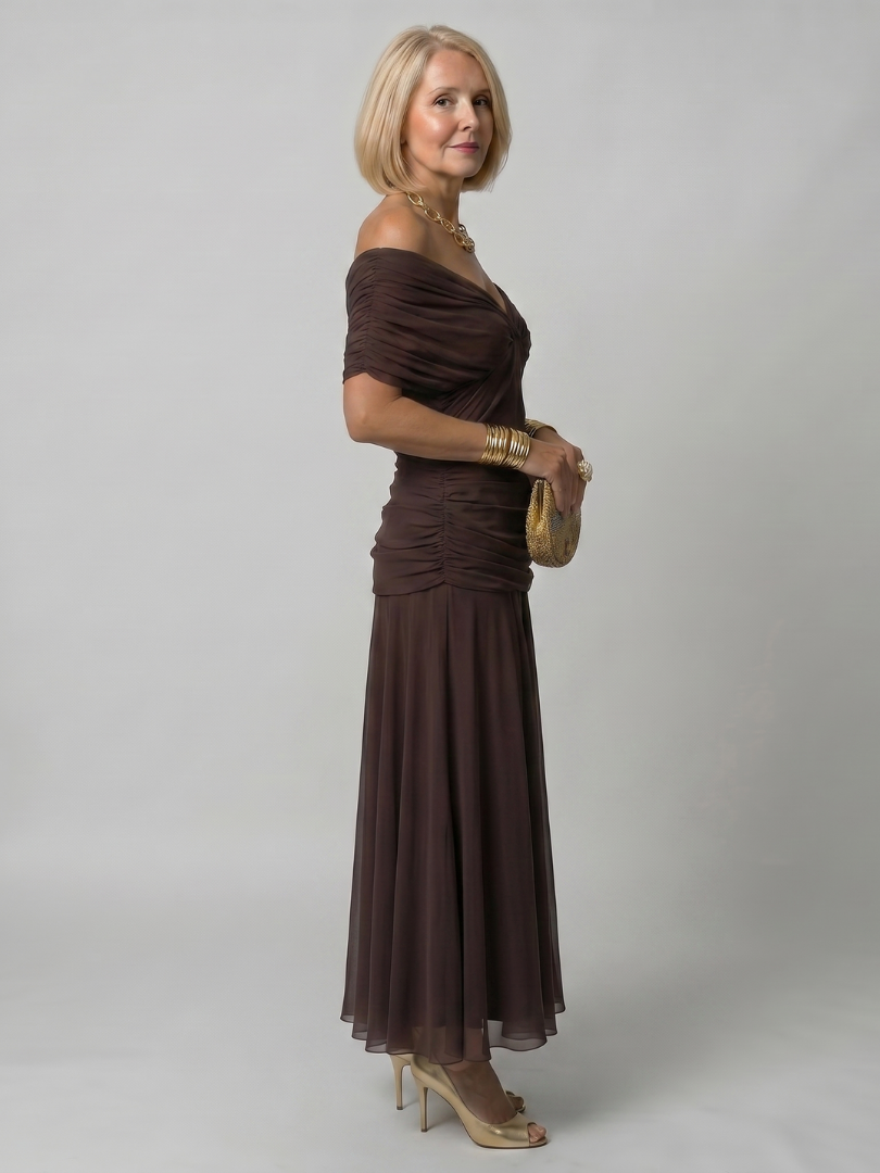 Abigail | Off-Shoulder Midi Dress