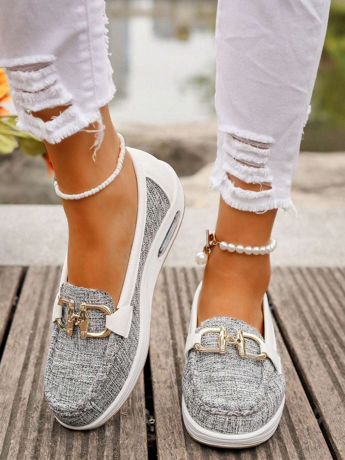 Janina | Flat Loafers Buckle