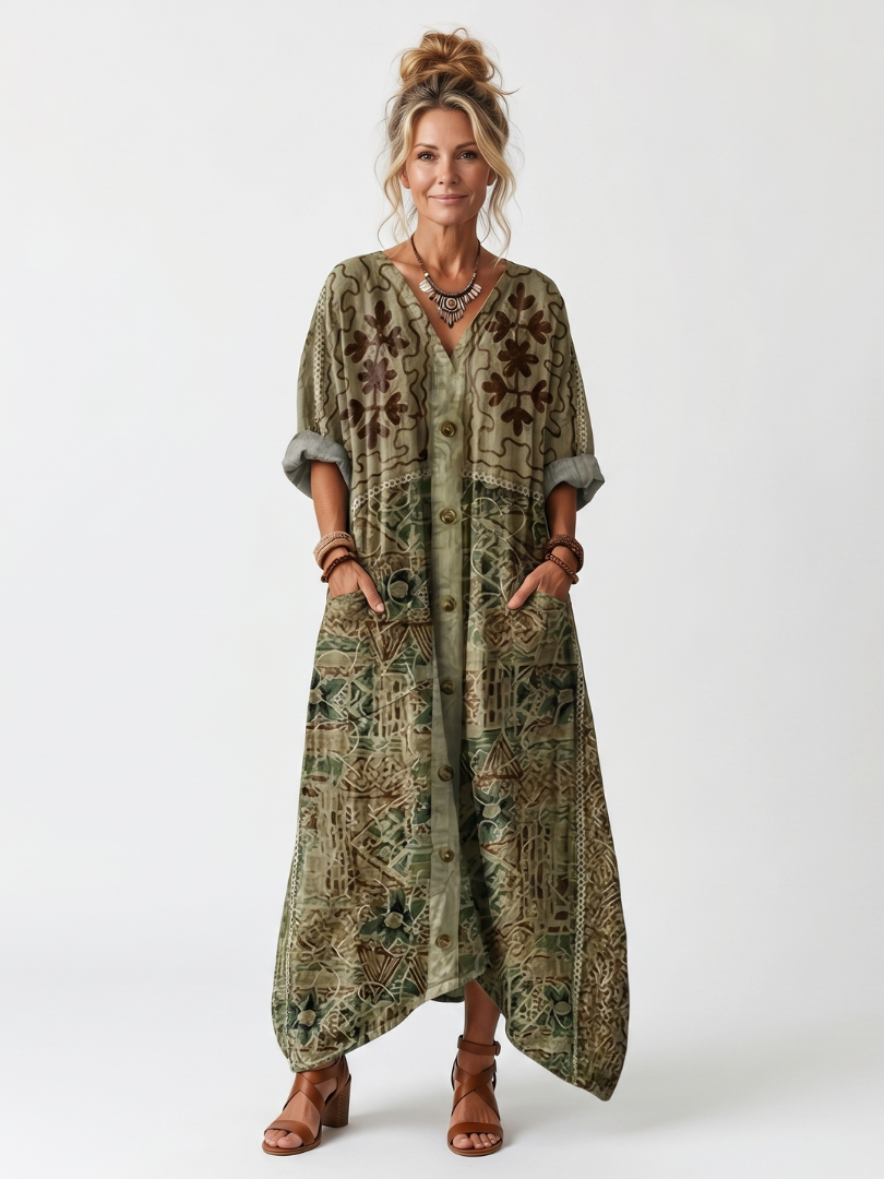 Aleta | Pocket Midi Dress