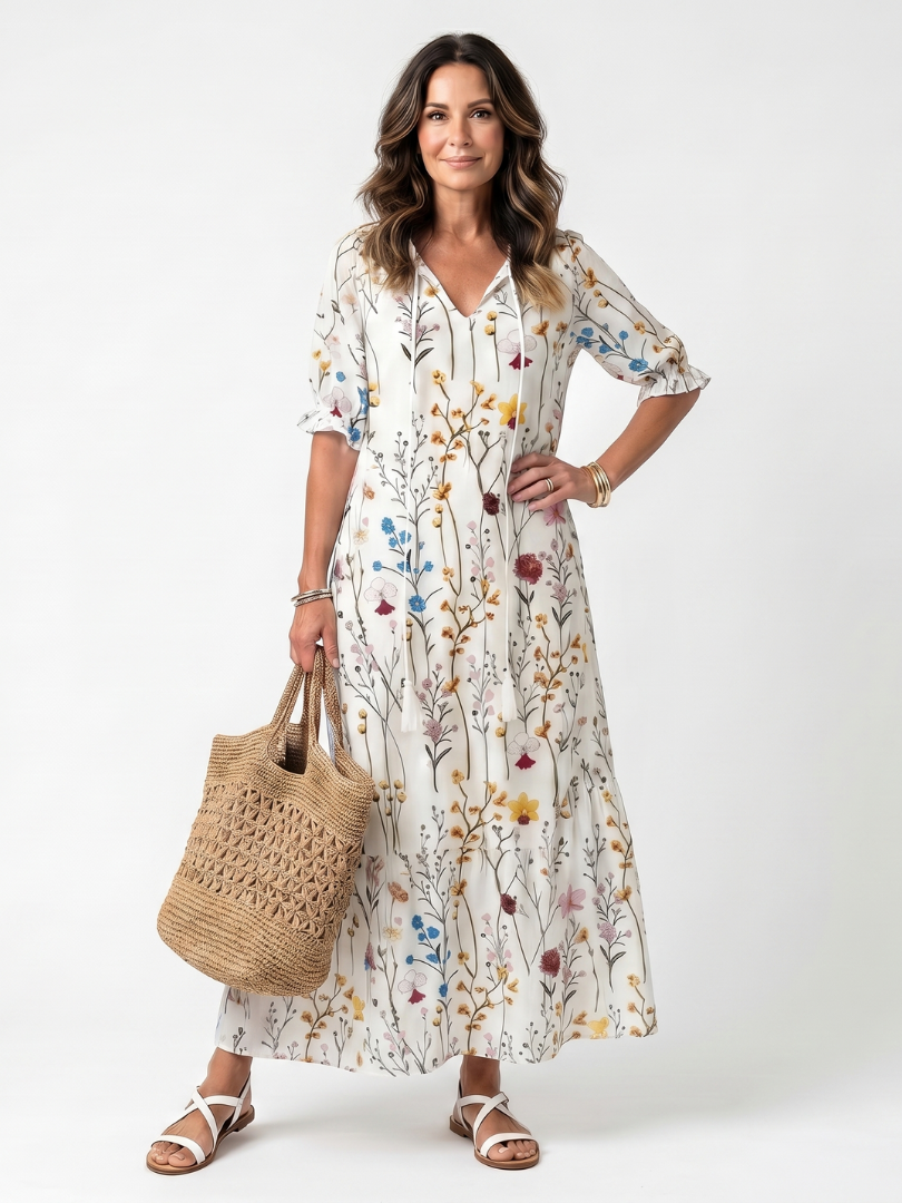 Sylvie | Floral Midi Dress