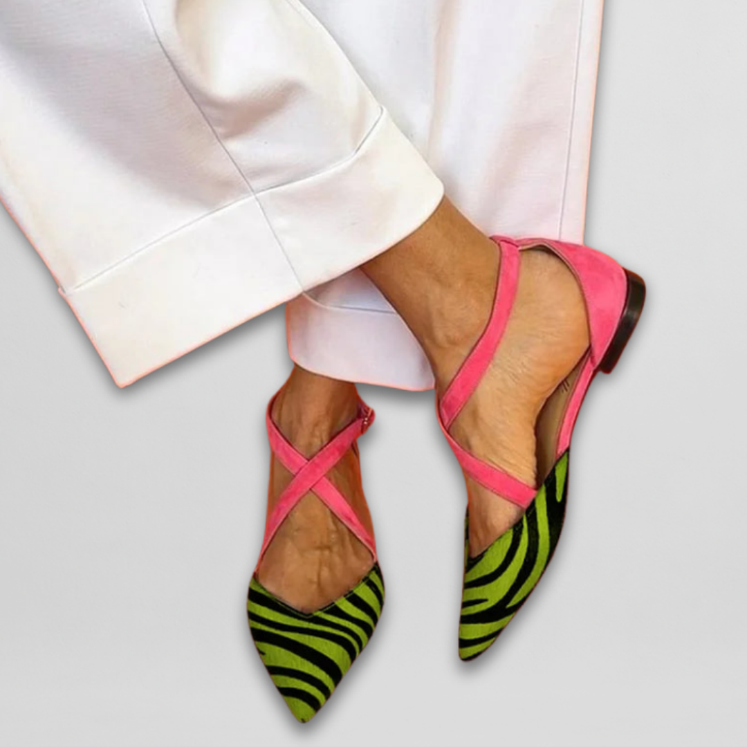 Annie | Ballet Flats with Straps