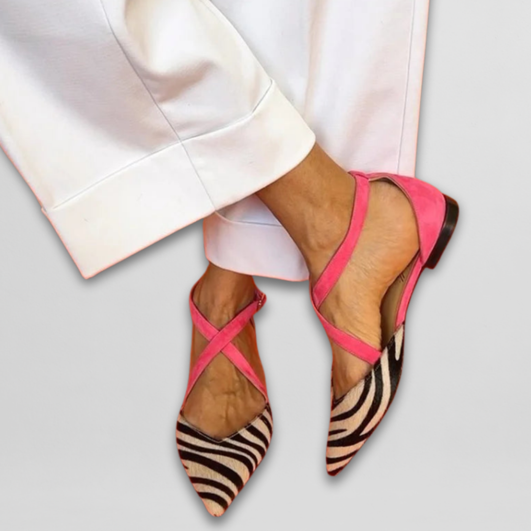Annie | Ballet Flats with Straps