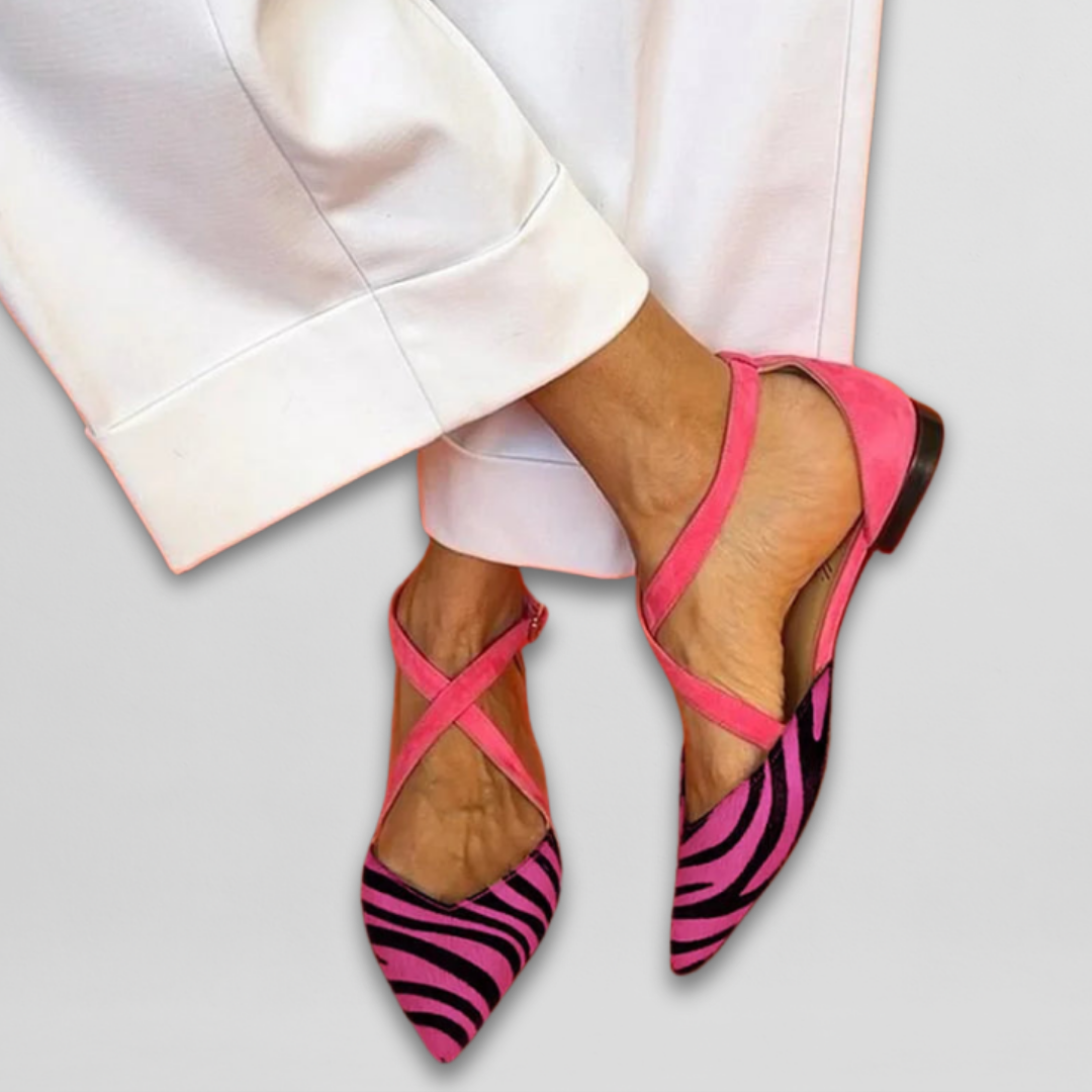 Annie | Ballet Flats with Straps