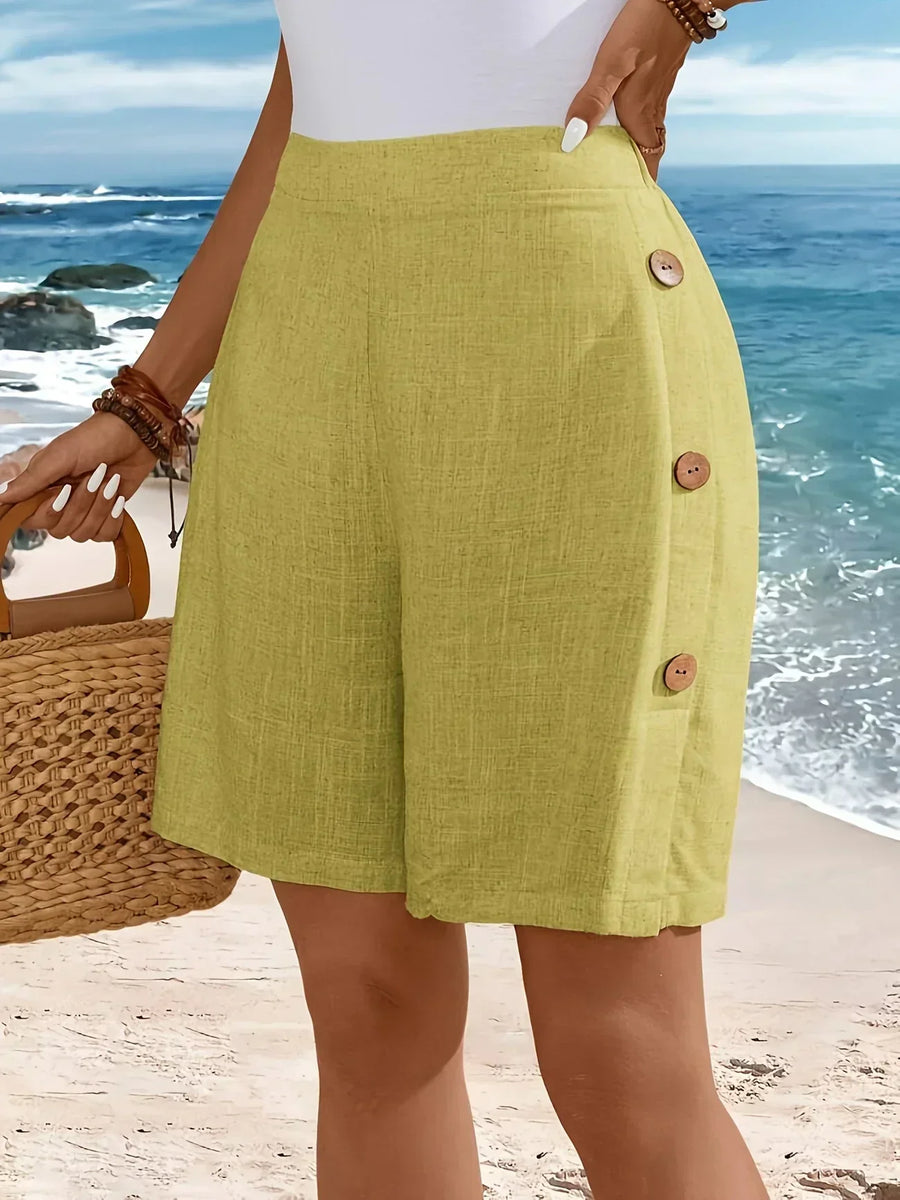 Whitney | Draped Breathable Summer Shorts