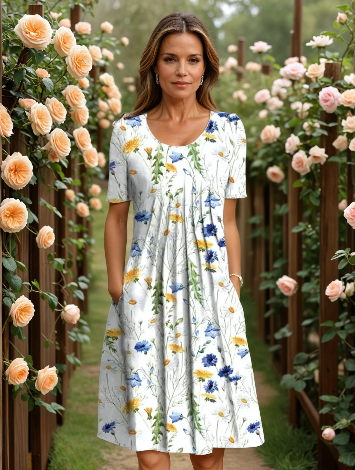 Georgina | Elegant Floral Dress