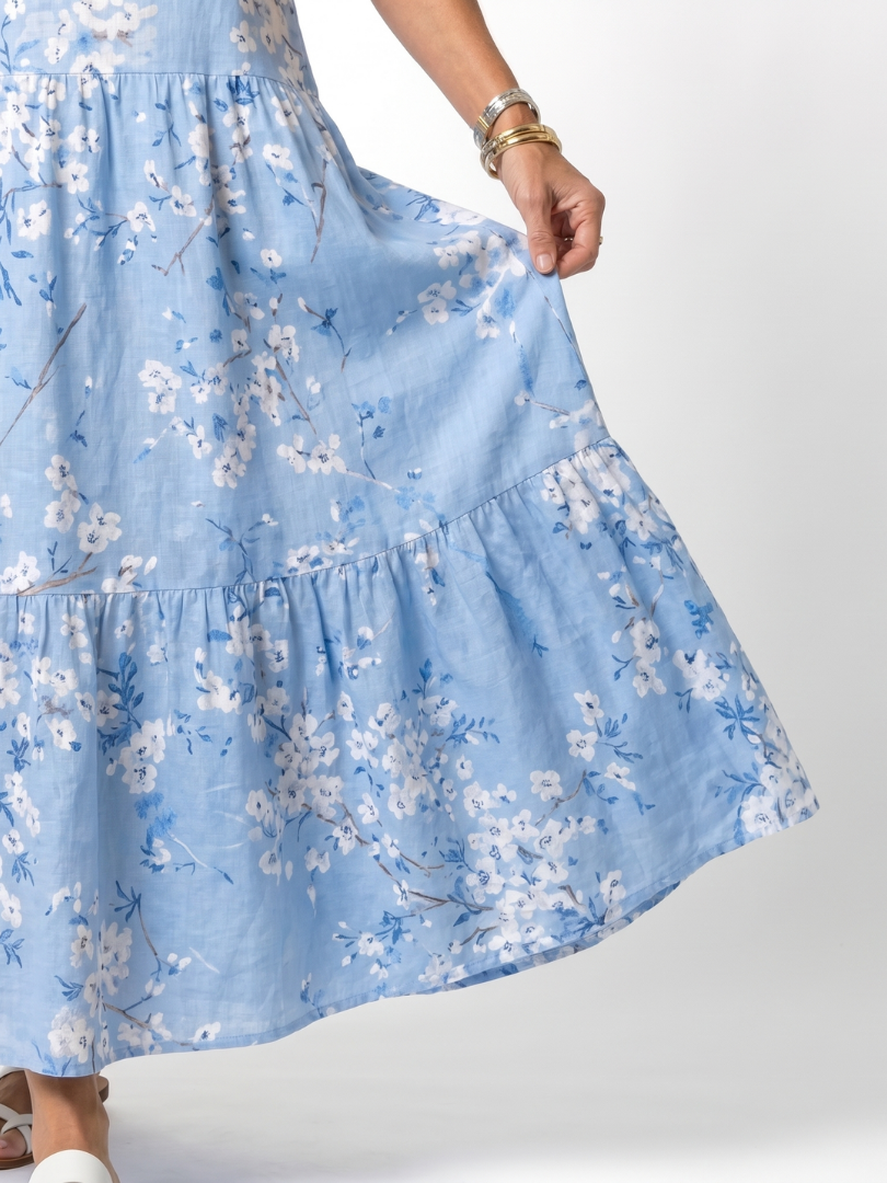 Alora | Floral Midi Dress