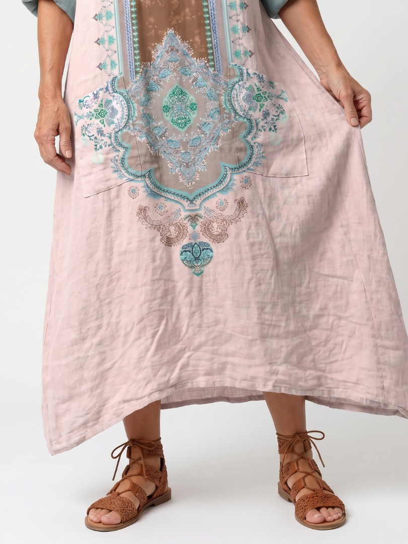 Kenza | V-neck Midi Dress