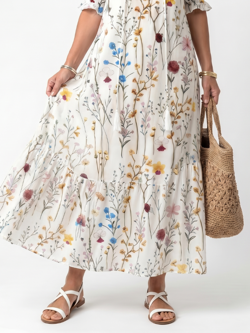 Sylvie | Floral Midi Dress