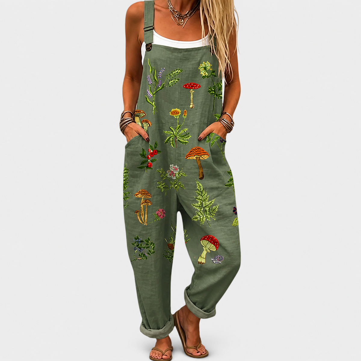 Rhian | Comfortable Printed Jumpsuit