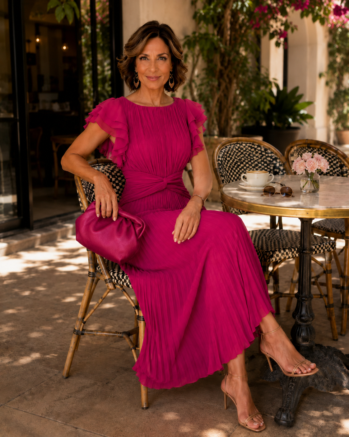 Rose | Classic Pleated Dress