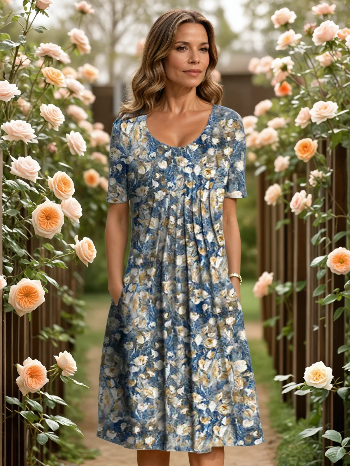 Georgina | Elegant Floral Dress