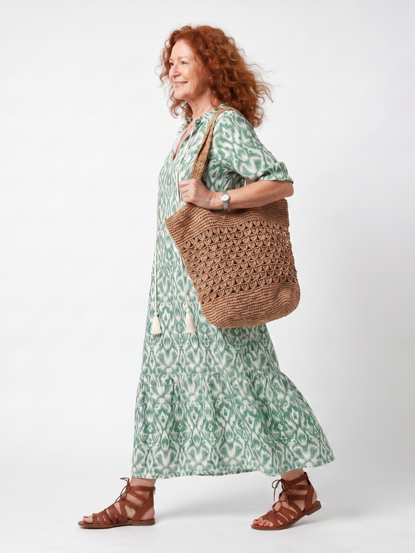 Ilara | V Neck Midi Dress