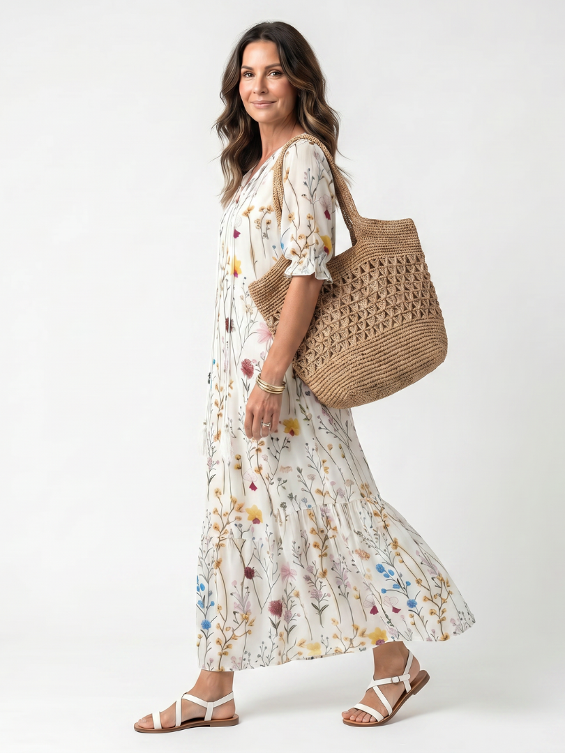 Sylvie | Floral Midi Dress