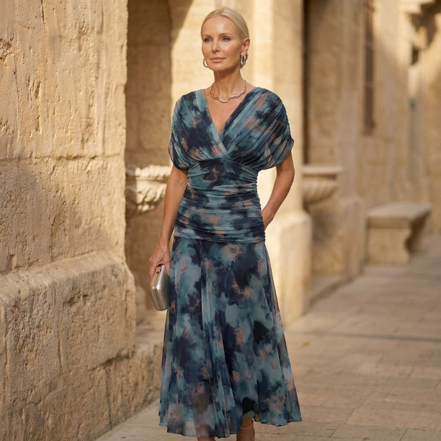 Luna | Chic Blue Evening Gown