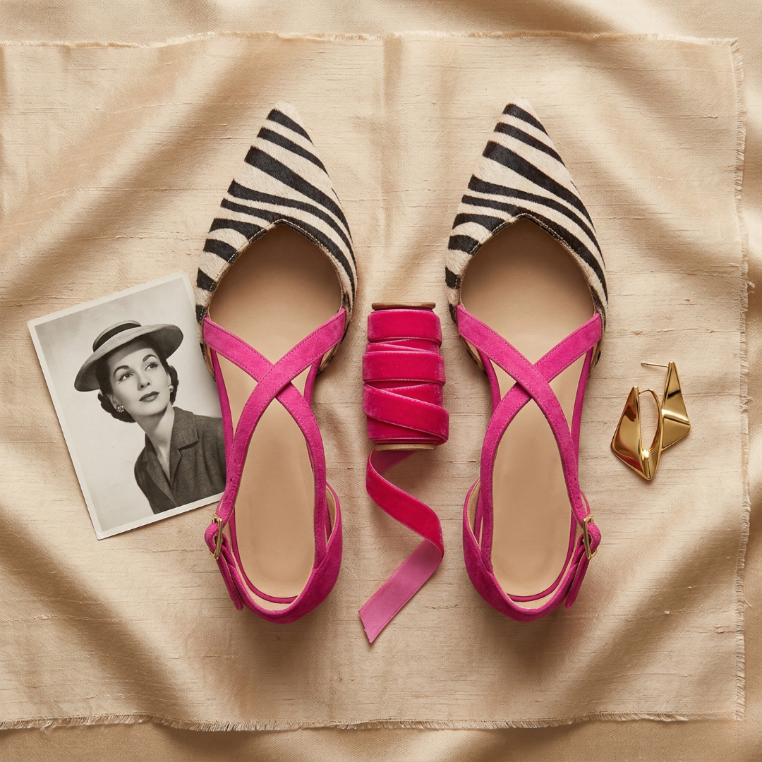 Annie | Ballet Flats with Straps
