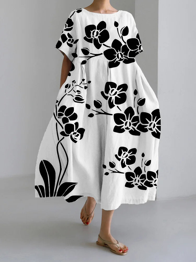 Summer Floral Dress - Mari Collection