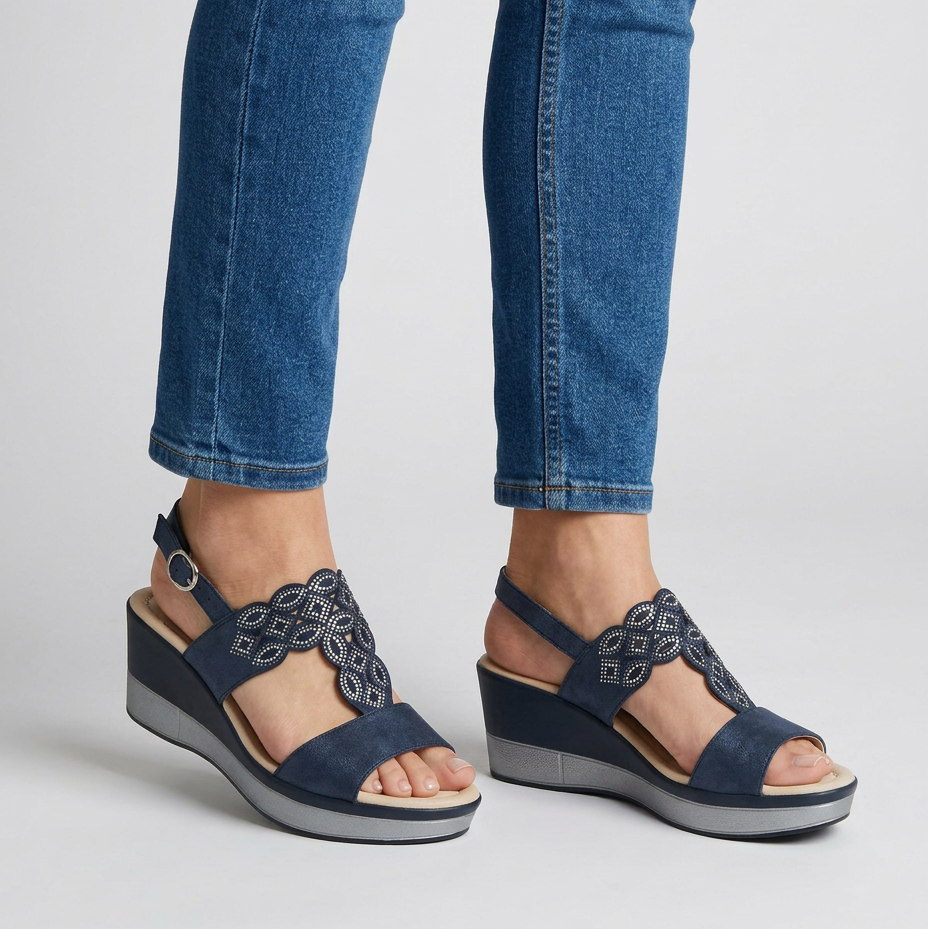Olivia | Comfort Wedge Sandals