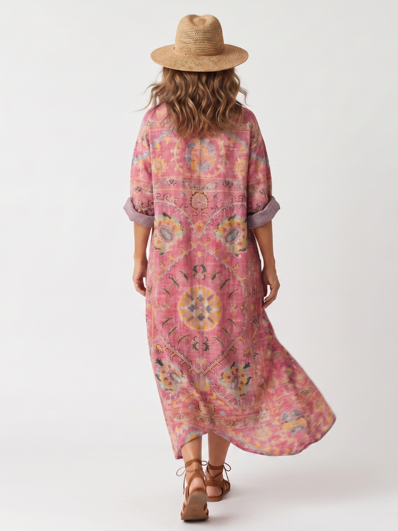 Tilda | Printed Midi Dress