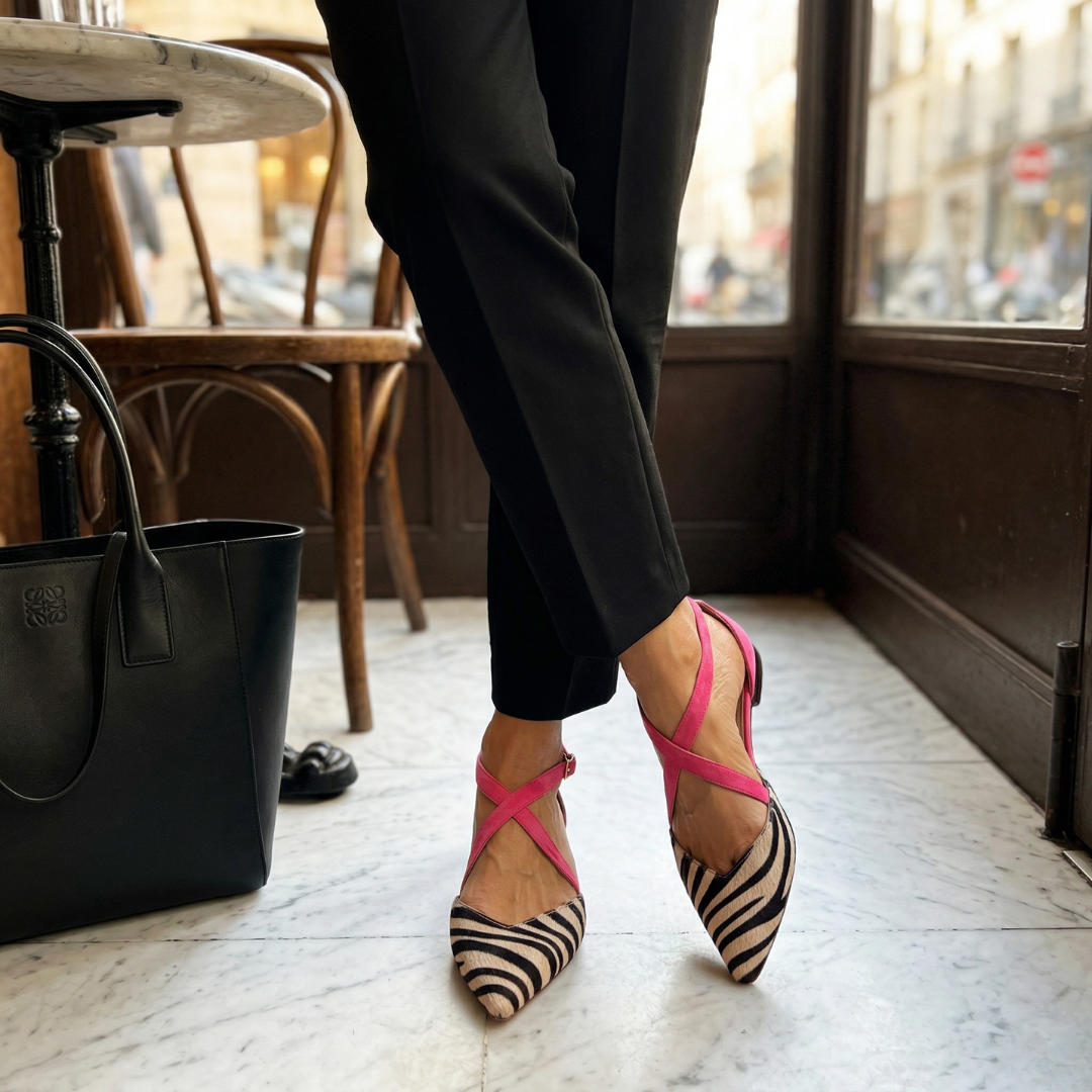 Annie | Ballet Flats with Straps