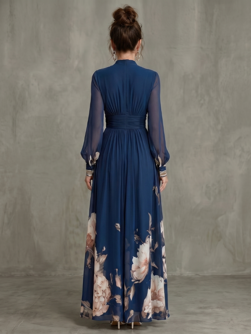 Ziva | Pleated Maxi Dress