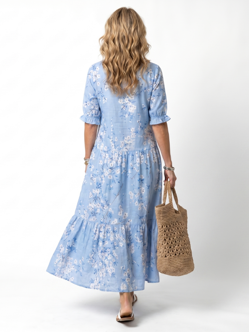 Alora | Floral Midi Dress