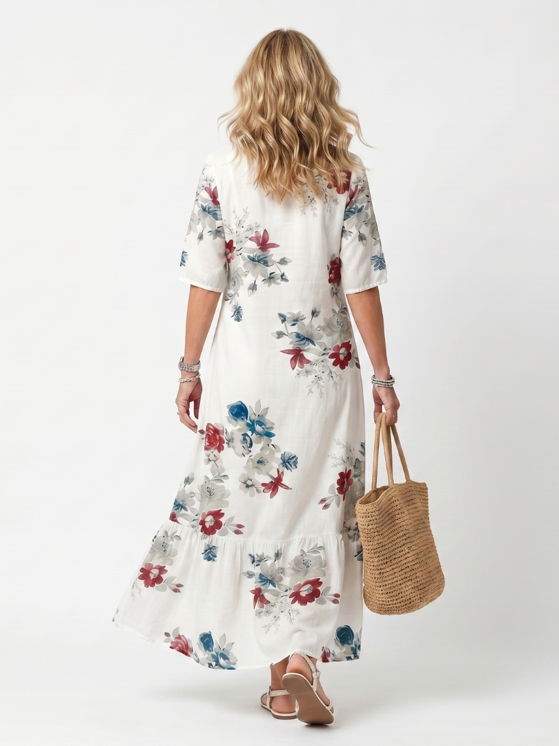 Maeva | Floral Midi Dress