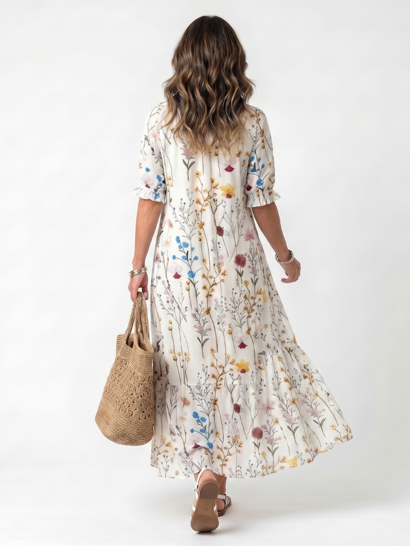 Sylvie | Floral Midi Dress