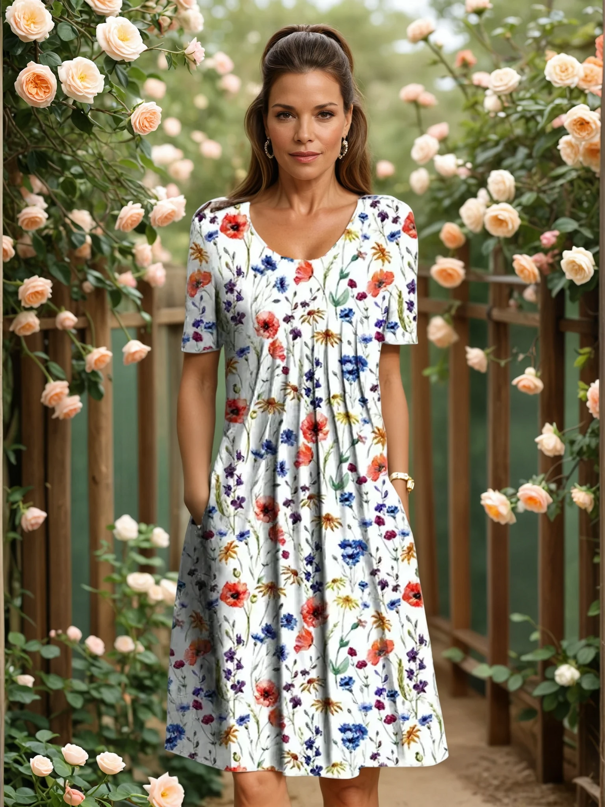 Georgina | Elegant Floral Dress