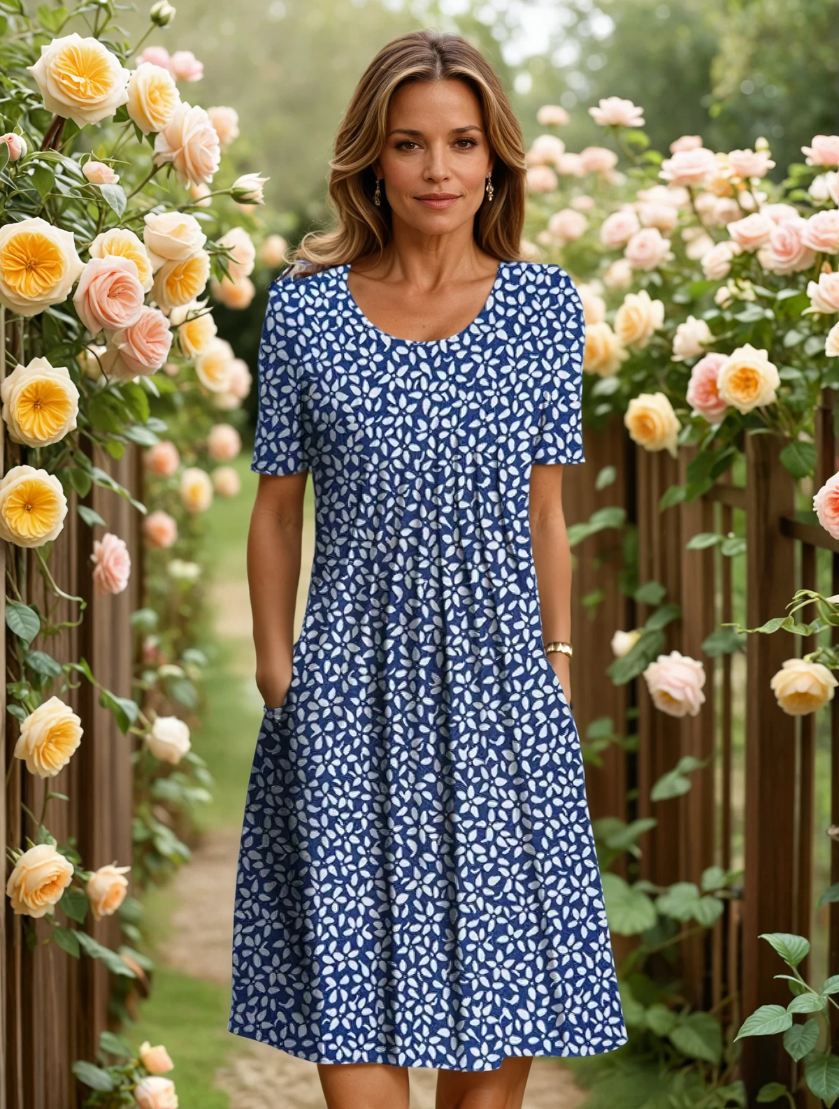 Georgina | Elegant Floral Dress