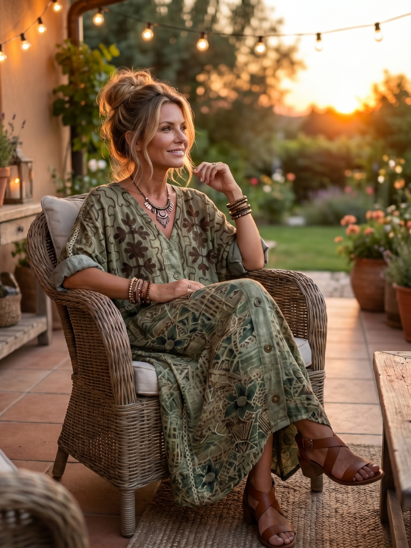 Aleta | Pocket Midi Dress