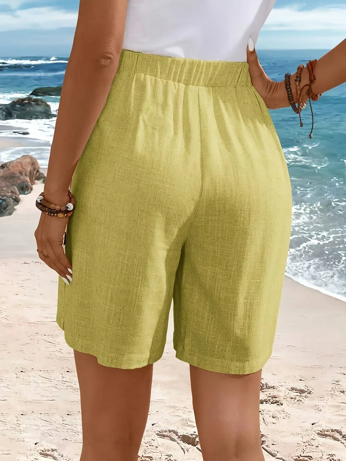 Whitney | Draped Breathable Summer Shorts