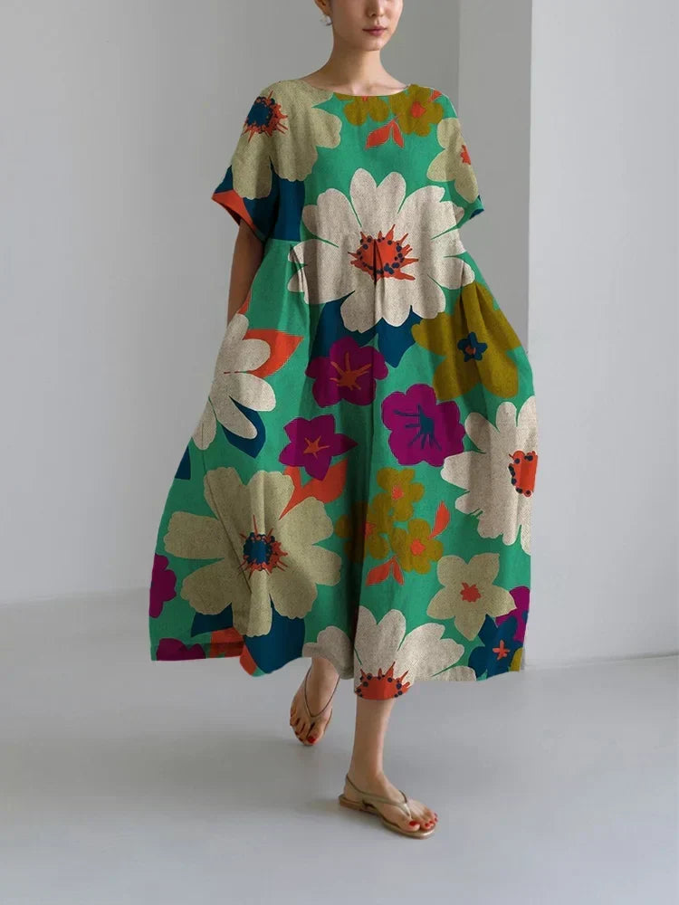 Vito Floral Print Summer Dress