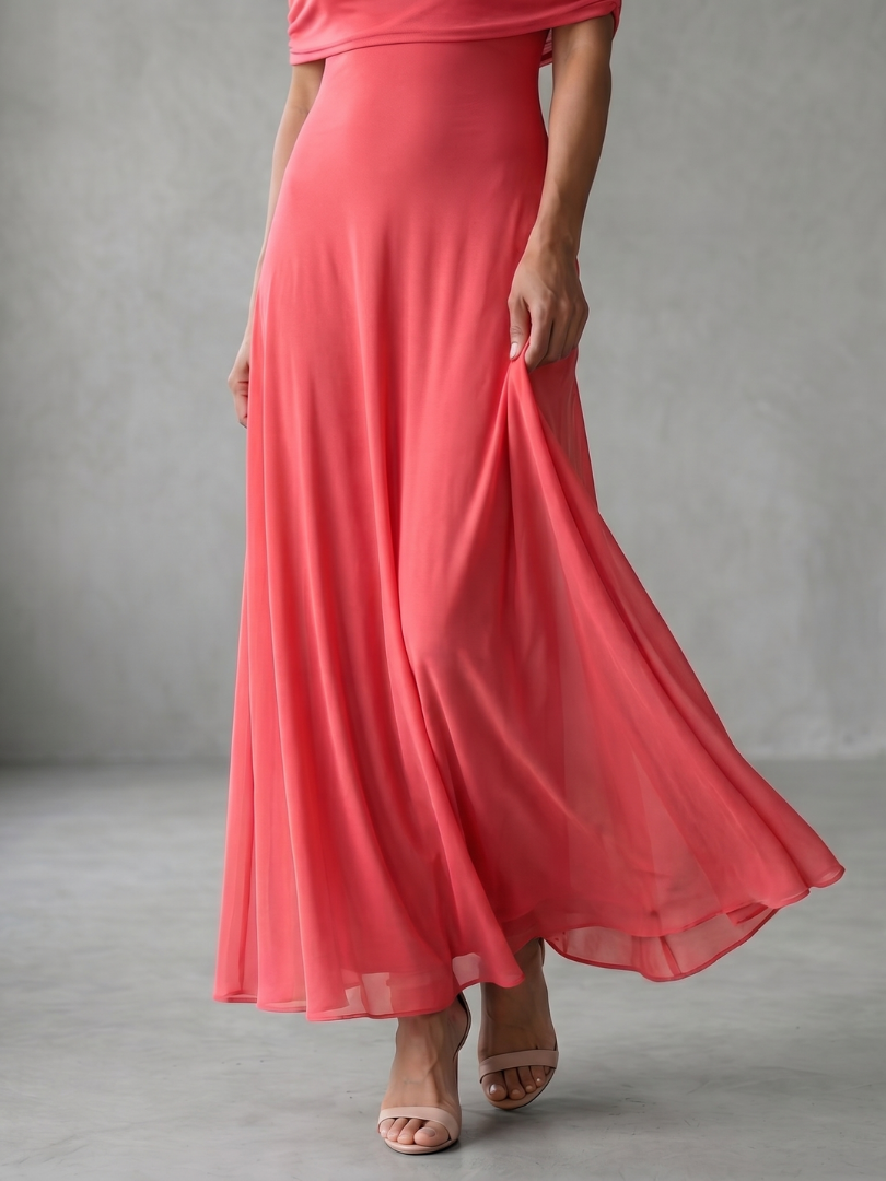 June | Off Shoulder Midi Dress