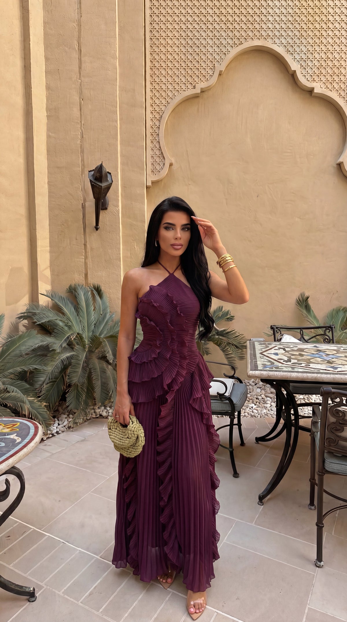 Isla | Ruffle Maxi Dress