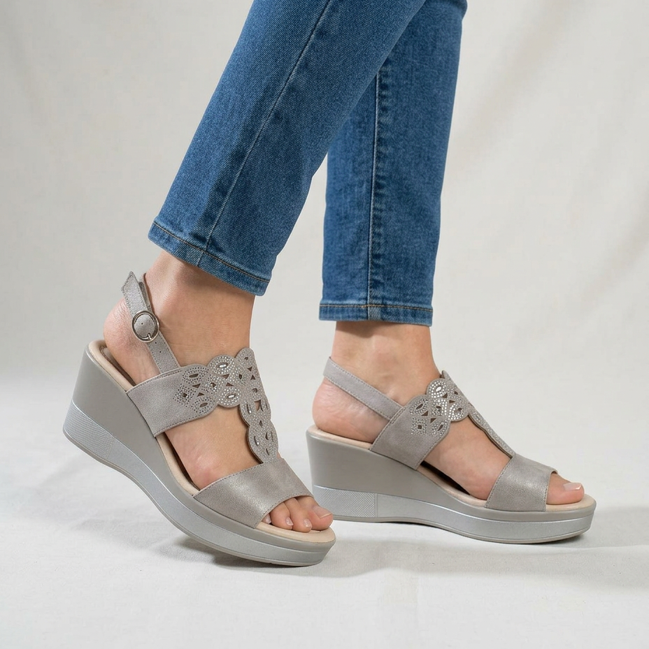 Olivia | Comfort Wedge Sandals