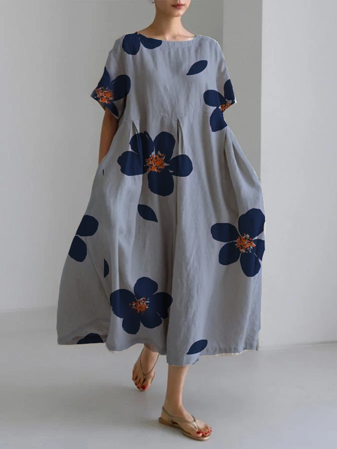 Raffa Floral Print Summer Dress