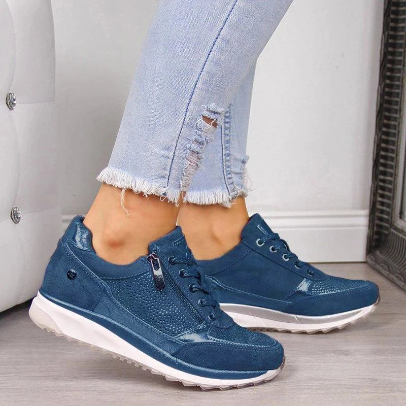 Ginette | Orthopedic Zip-Up Sneakers