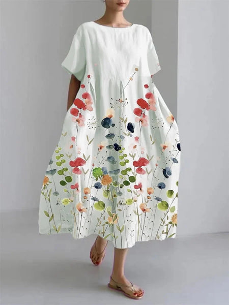 Valeno Floral Print Summer Dress