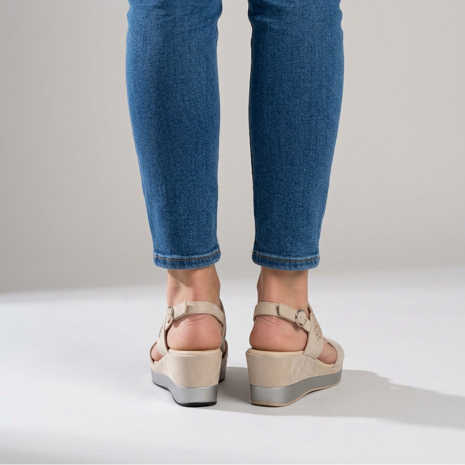 Olivia | Comfort Wedge Sandals
