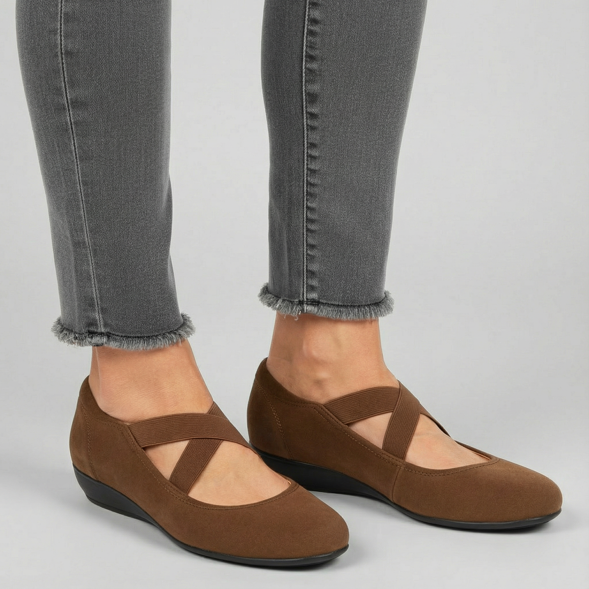 Angel | Cozy Closed Wedge Slip-On Footwear