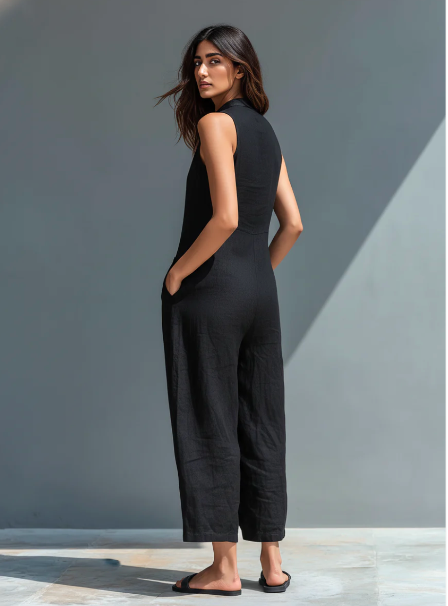 Madison | Sleeveless Minimalist Jumpsuit