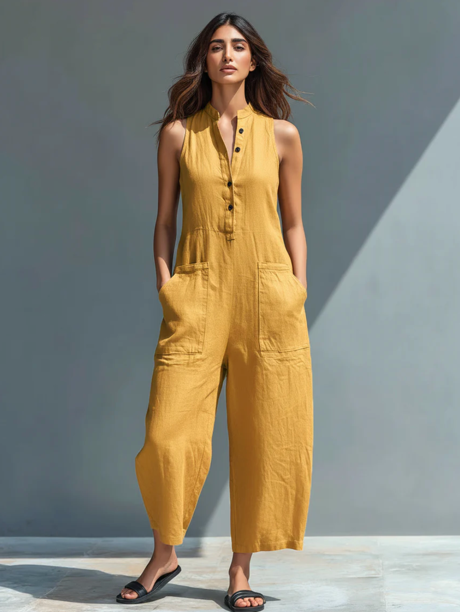 Madison | Sleeveless Minimalist Jumpsuit