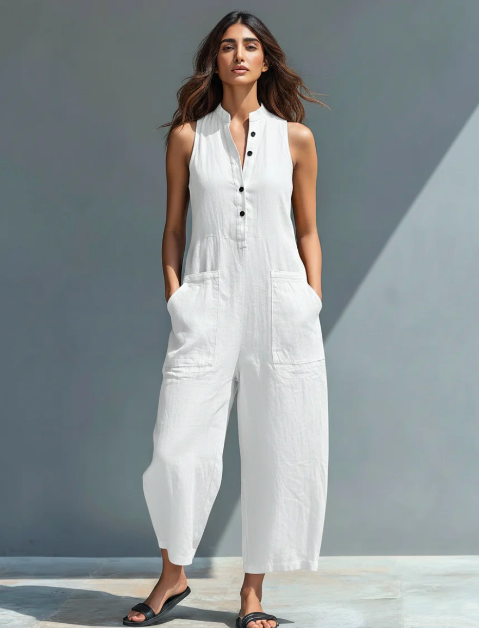 Madison | Sleeveless Minimalist Jumpsuit