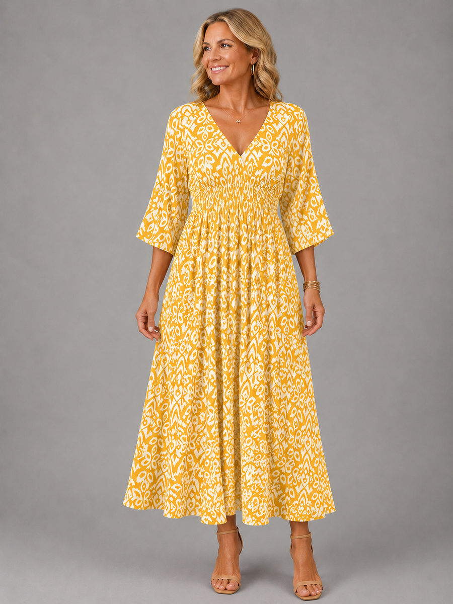 Althea | Bohemian Midi Dress