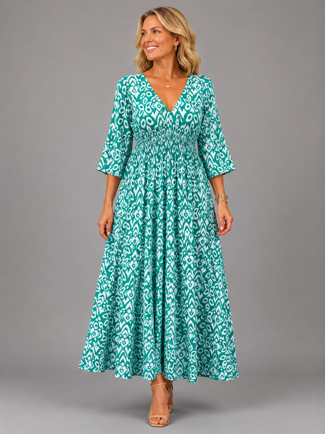 Althea | Bohemian Midi Dress