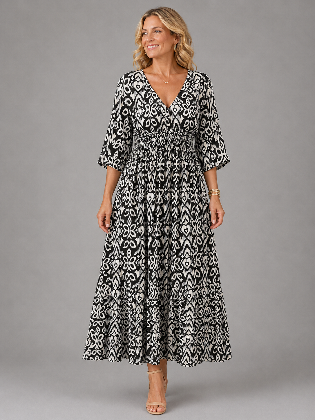 Althea | Bohemian Midi Dress